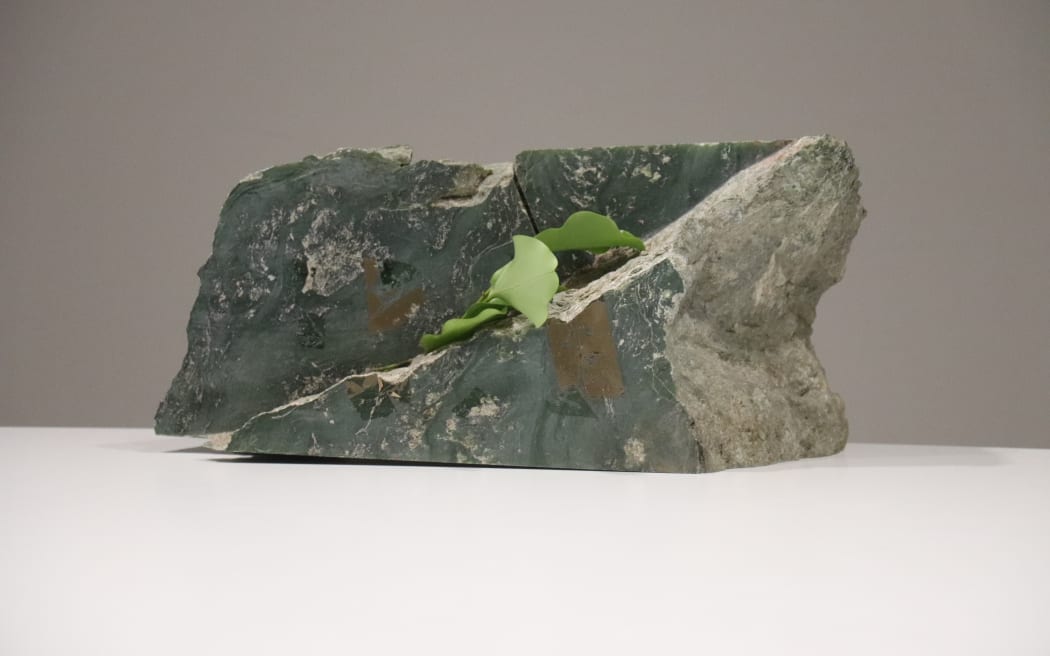 A 40+kg piece of Pounamu, recovered by Police in Rotorua after being listed for sale online, has been returned to its rightful home in Bruce Bay.