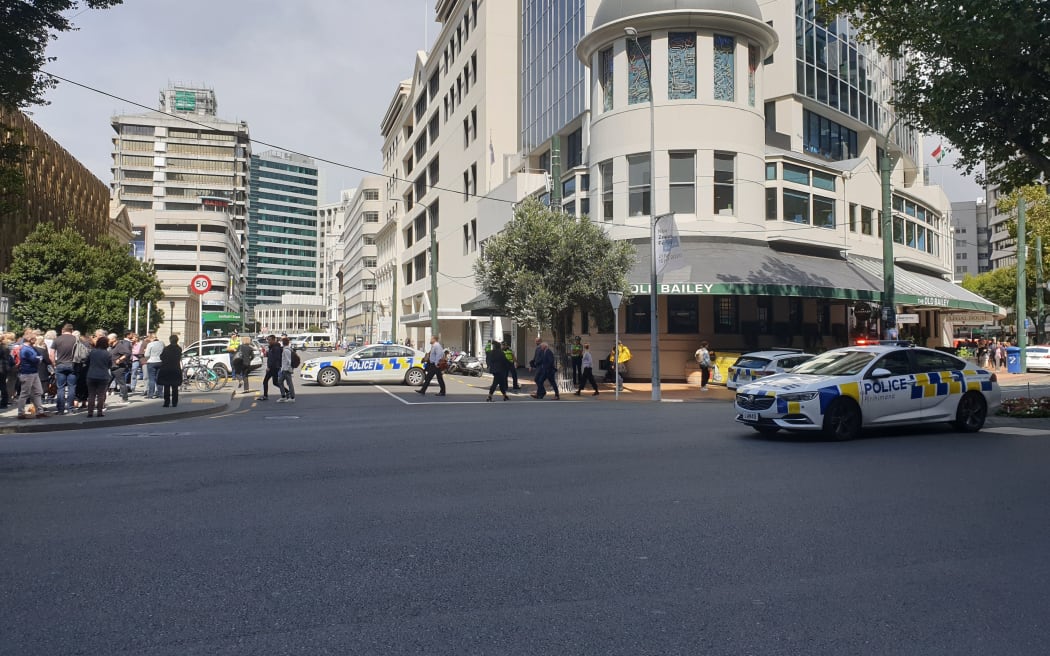 Parts of CBD closed off