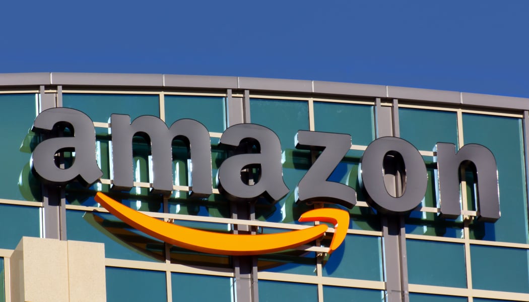 Amazon building in Santa Clara, California.