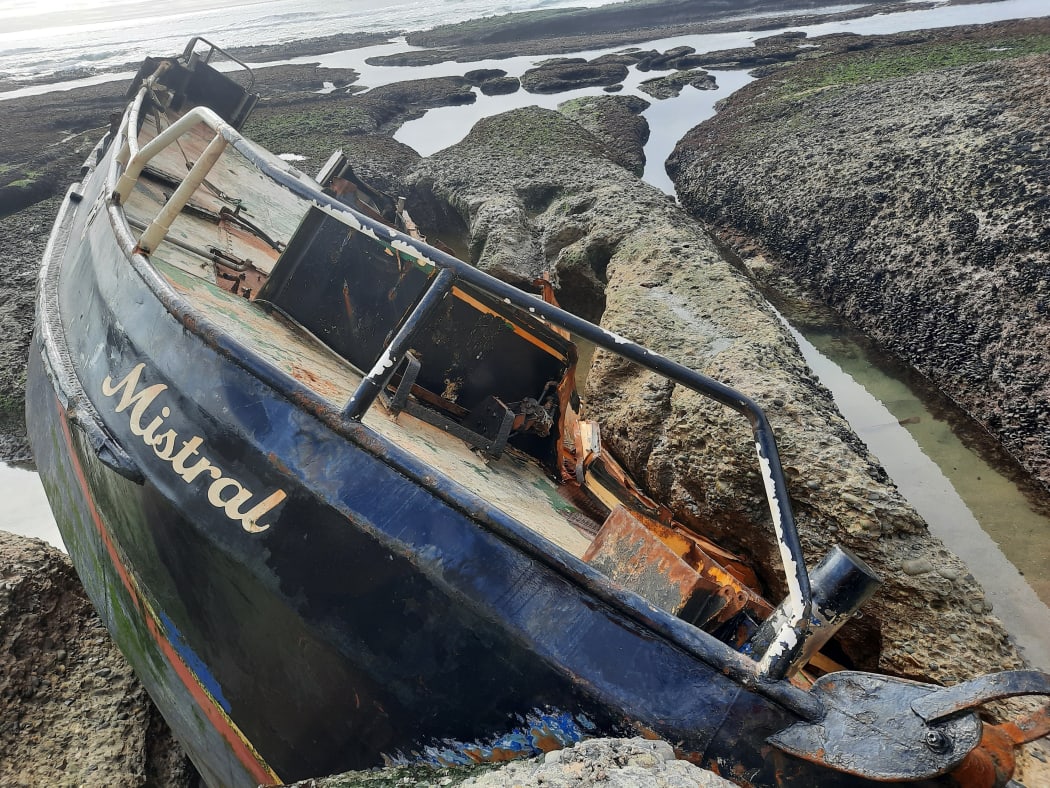 It took nearly three months to salvage hazardous material from the remote wreck site, which was a two-kilometre quad bike ride from the nearest track then a 70-metre cliff climb.