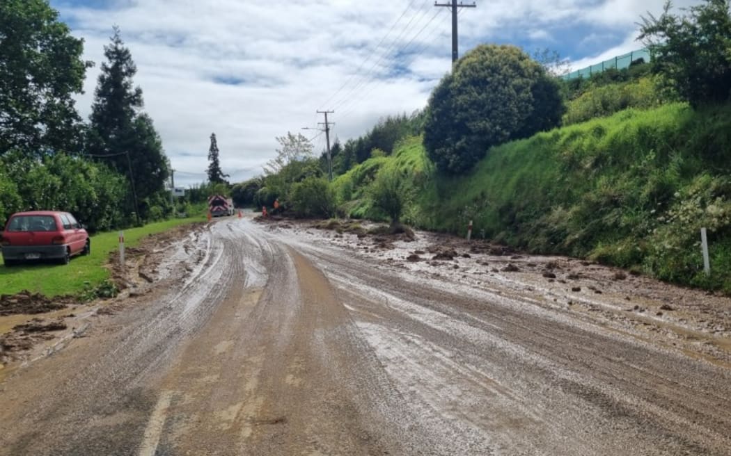Welcome Bay slip road closure.