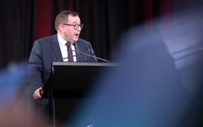 Grant Robertson announcing Budget 2022