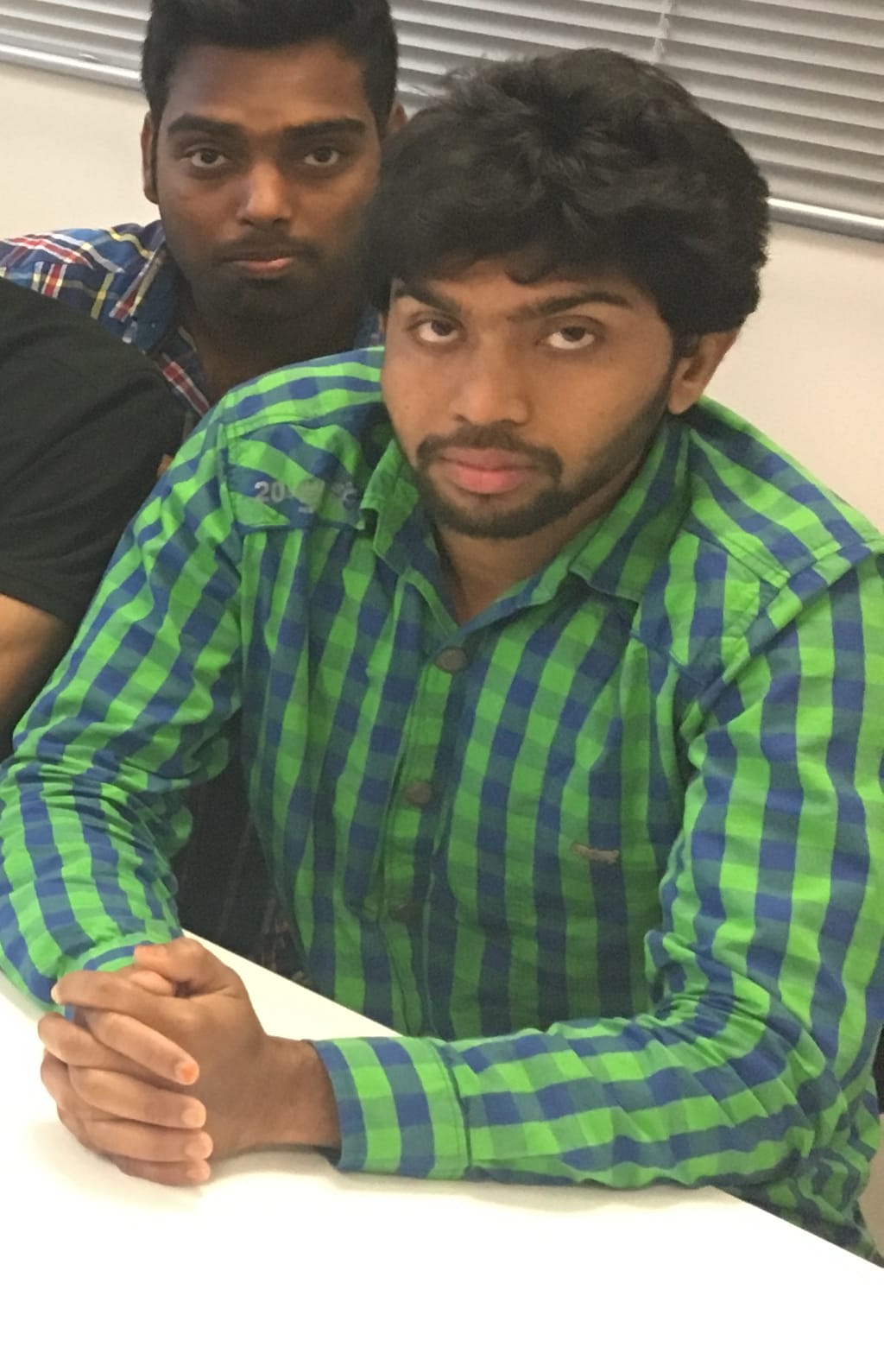 Hargeet Singh (left), Hussain Syed, Manoj Narra, Shahad DM, Mohammed Mohammed, and Pradeep Reddy are all facing deportation and pleading to the Immigration Minister to reconsider.