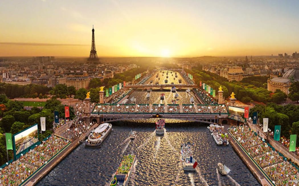The opening ceremony for the 2024 Olympics will be held on the River Seine and in the Gardens of the Trocadero.