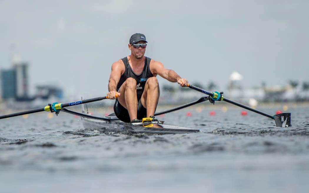 New Zealand rower Robbie Manson.
