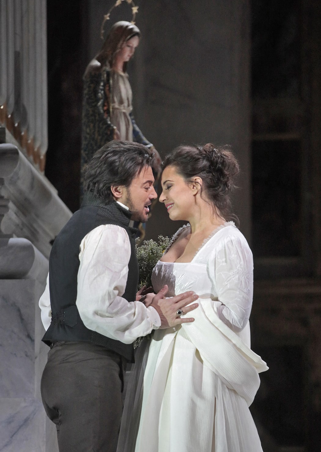Scene from Tosca at Metropolitan Opera