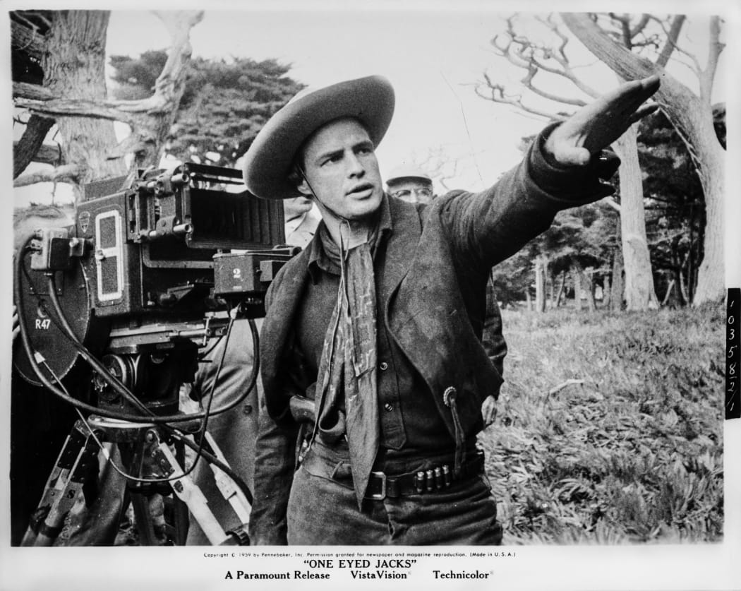 Marlon Brando directing One-Eyed Jacks in 1961