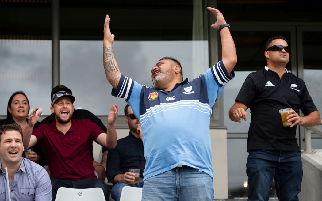 Northland fans during the Mitre 10 Cup rugby match between Auckland and Northland, 2020.