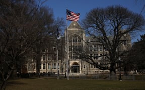 The campus of Georgetown University is shown March 12, 2019