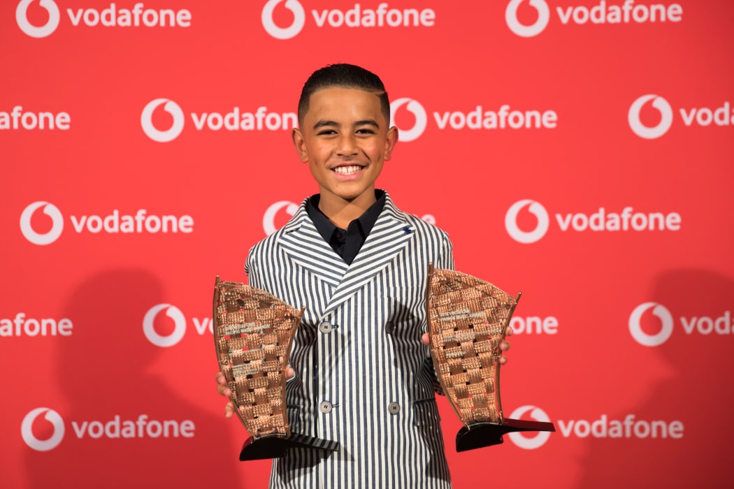 12-year-old sensation General Fiyah who won the People's Choice Award, and Best Song at the 2018 Pacific Music Awards