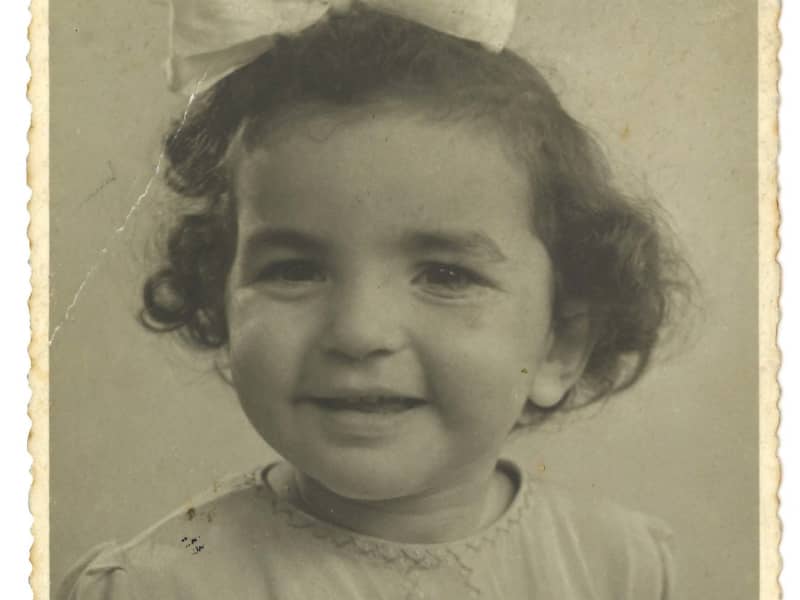 Elli aged 2 during her time with Frits and Jo Hakken in Amsterdam.