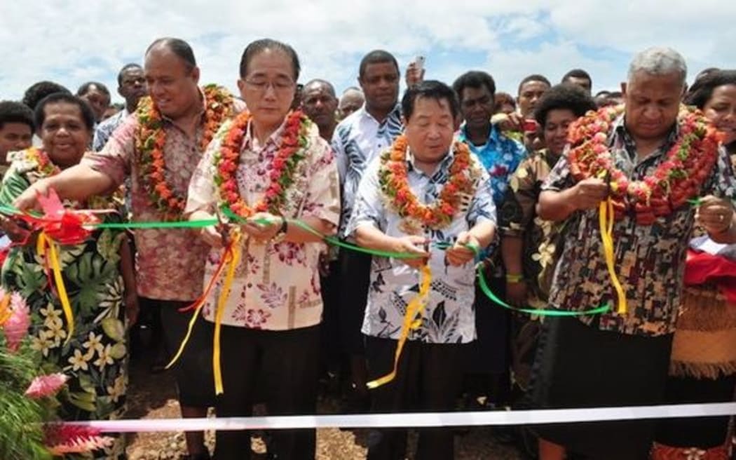 Bauxite mine opening in 2011