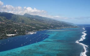 Aerial view of Papeete, French Polynesia