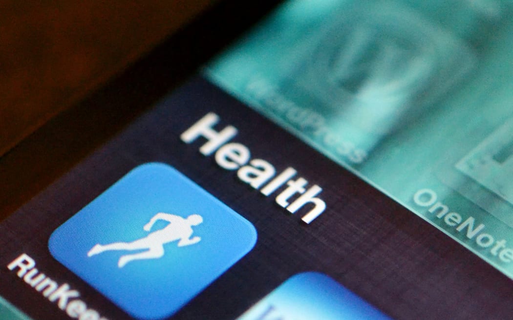 Health app icon on a smartphone screen