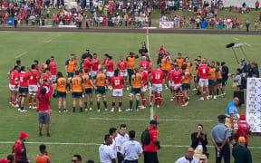 Tonga defeated Australia A 27-24 in Nuku'alofa on Friday, 14 July 2023.