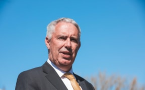 Lawrence Yule, MP for Tukutuki, at National Party's Hawke's Bay Hospital election promise announcement on 8 September, 2020.