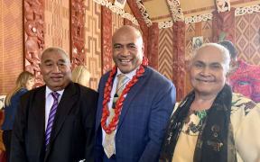Salafai, Mike and Fou Mika at Waiwhetū Marae