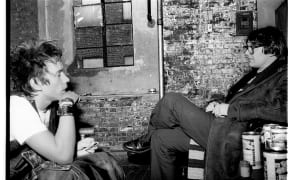 Les Hinton with Sex Pistol Sid Vicious