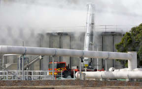 Christchurch wastewater treatment plant fire
