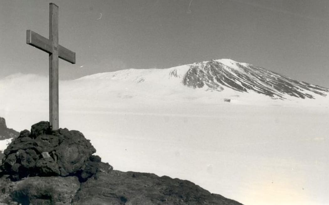 Cross on Mt Erebus