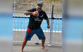 Aaron Happy, whose superstitious routine helped Team NZ win the America's Cup.