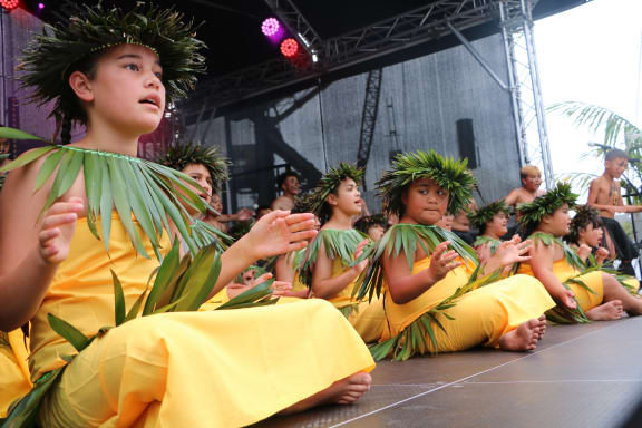 Atuhau Tupuhake - Niue Culture Group perform at the Wellington Pasifika Festival. 23 January 2021.
