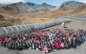 Staff arrive for the 2024 season at the Remarkables ski area last week. Now they need snow.