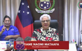 Samoa's Prime Minister Fiame Naomi Mata'afa
