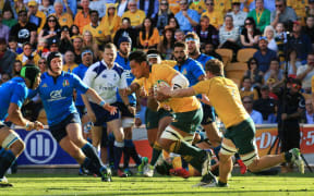 Lopeti Timani is switching green and gold for red.