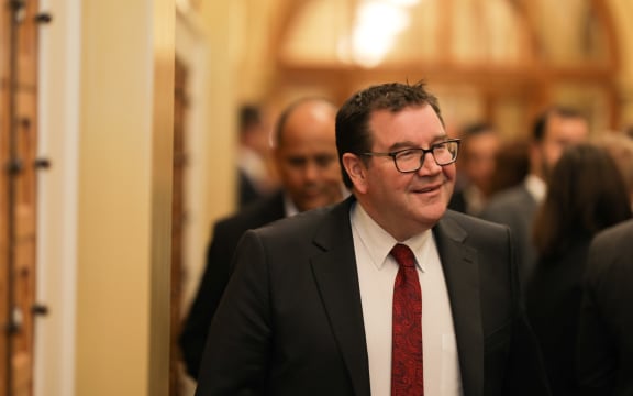 Grant Robertson at Parliament 21 May