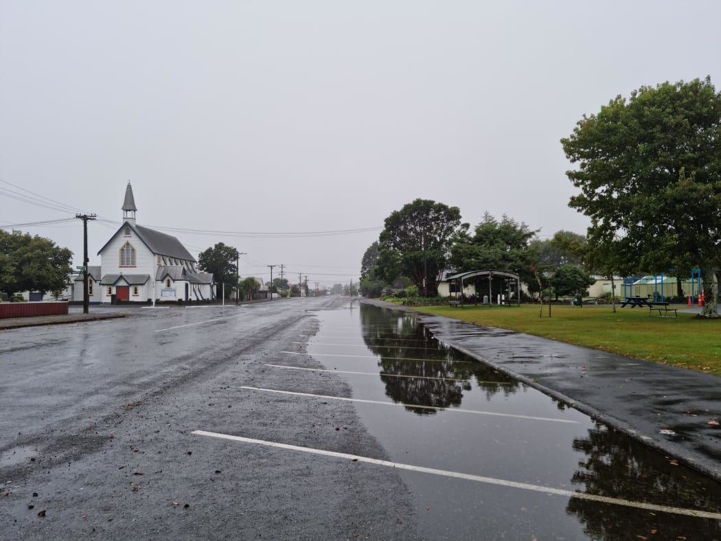 Westport after heavy rainfall on the West Coast, 3 February 2022.