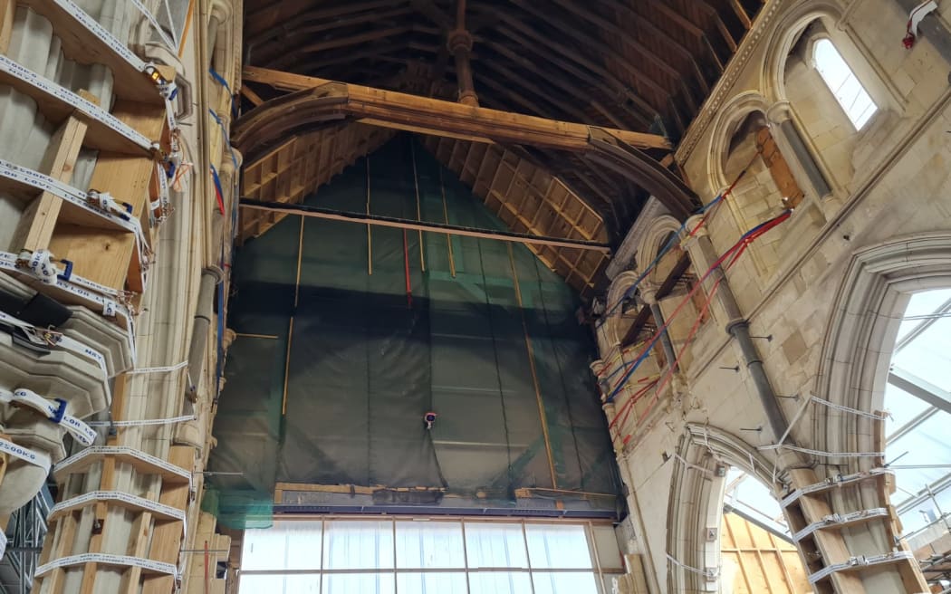 Interiors of the Christchurch Cathedral.
