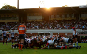 Rugby match at Brookvale Oval