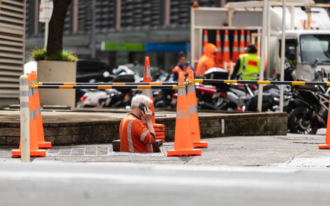 Wastewater leak in Wellington CBD