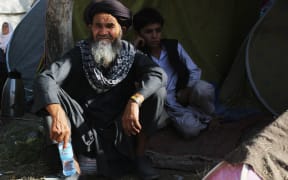Thousands of displaced families suffer hardships in a park in Kabul, Afghanistan, on August 11, 2021.