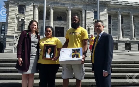 Petition calling for mental health inquiry delived to Beehive: RNZ Checkpoint