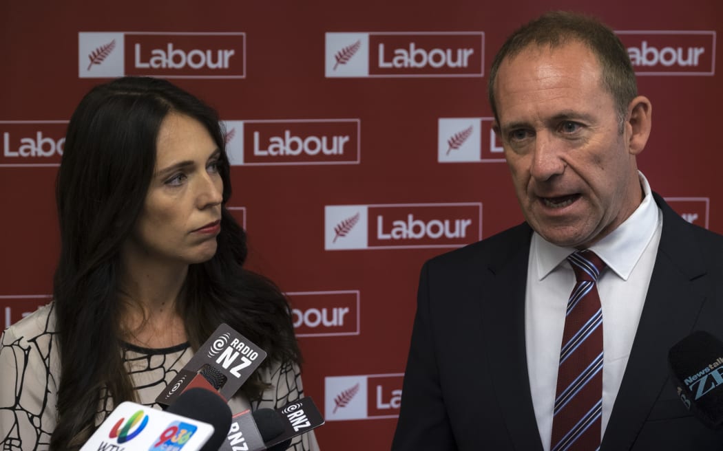 Jacinda Ardern and Andrew Little speak with media about Little nominating Ardern as Deputy Leader. Wednesday 01 March 2017
