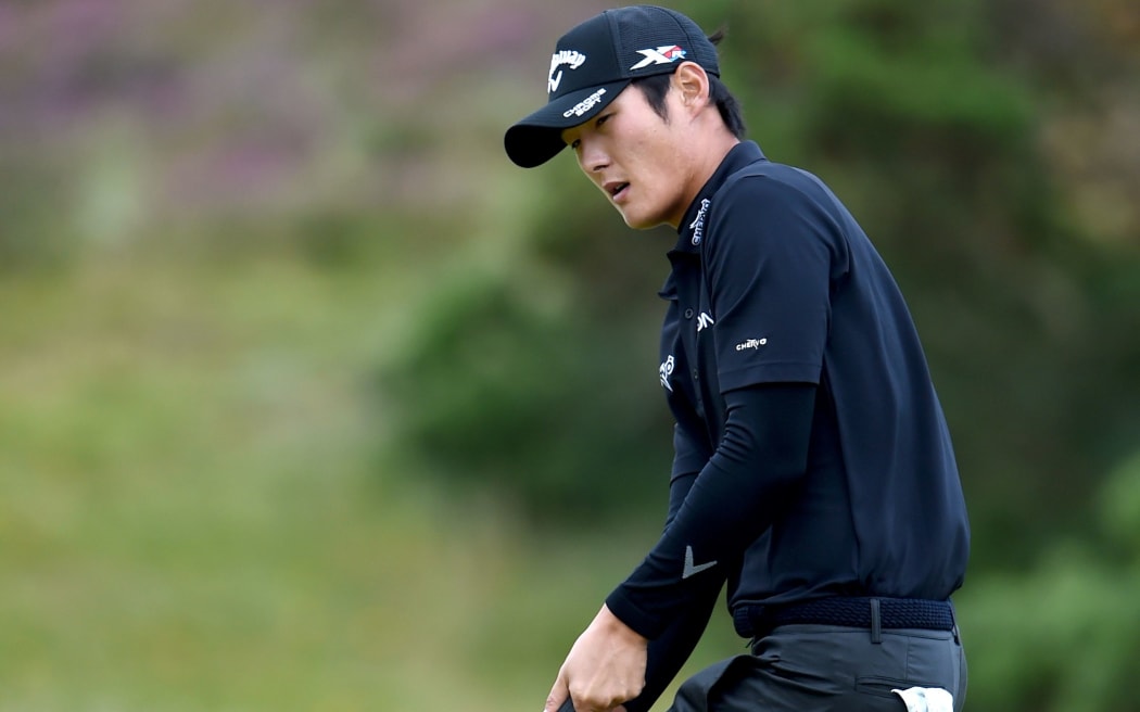 Danny Lee at the Open Championship, 2015.
