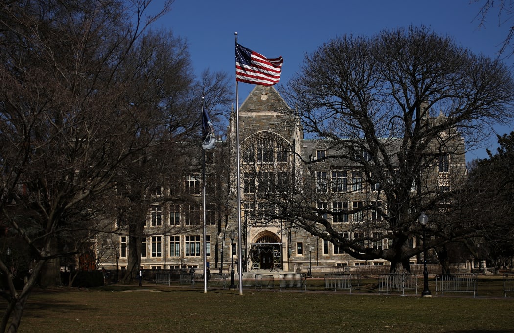 The campus of Georgetown University is shown March 12, 2019