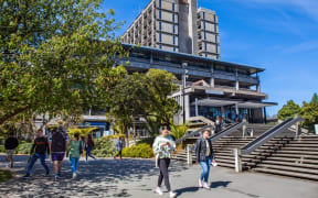 Puaka - James Hight building at University of Canterbury.