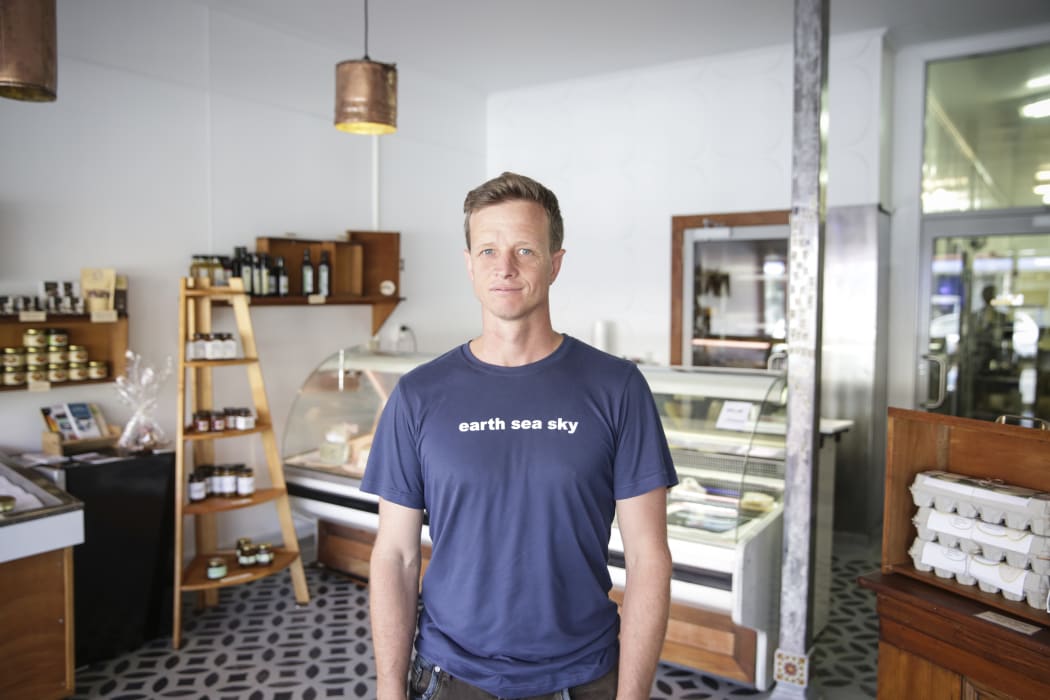 Owner of Kaikoura Cheese, Daniel Jenkins