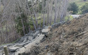 The slip that fell on Route 52 between Pongaroa and Alfredton, northeast of Masterton.