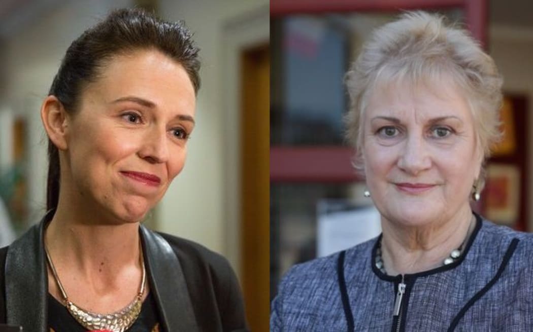 Jacinda Ardern, left, and Annette King