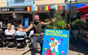 Chayne Hultgren, the performer known as The Space Cowboy who holds 55 Guinness World Records including one for swallowing swords.