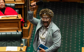 Rawiri Waititi  at swearing-in ceremony in Parliament