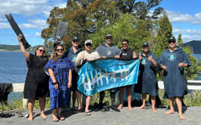 Divers from Tauranga iwi Ngāti Ranginui during a freediving course run by Waitā.