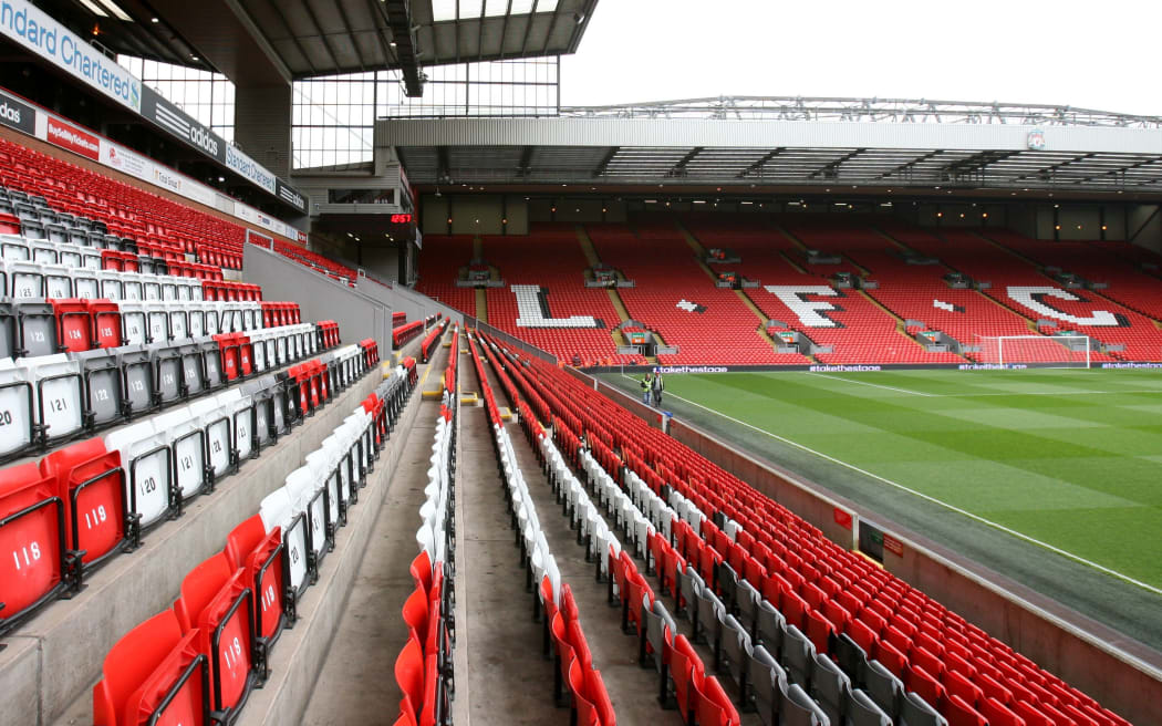 Anfield, home of Liverpool Football Club.