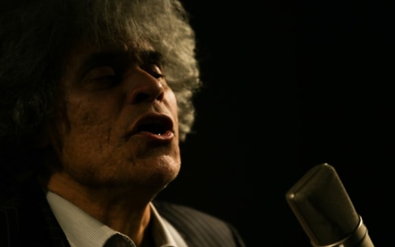 Paul Ubana Jones performing live in the Auckland studio for NZ Live. 1 July 2016.