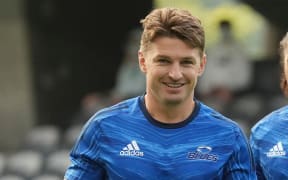 Beauden Barrett before the Highlanders v Blues Super Rugby Pacific, Dunedin, Sunday 26th March 2022