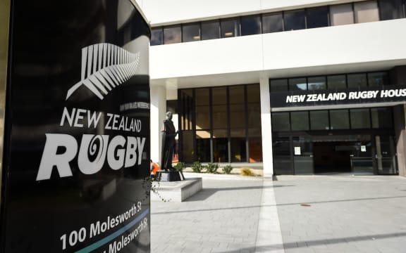 NZ Rugby House building 29 April 2021.